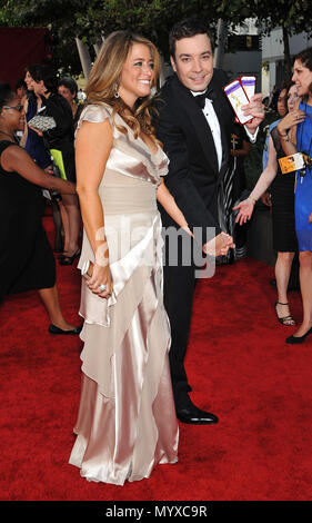 Producteur Nancy Juvonen & Jimmy Fallon- 61e Primetime Emmy Awards au Nokia Theatre de Los Angeles.FallonJimmy JuvonenNancy  203 cas à Hollywood Life - Californie, Red Carpet Event, USA, Cinéma, Célébrités, photographie, Bestof, Arts, Culture et divertissement, Célébrités, Mode de vie meilleure, Hollywood, événement dans la vie d'Hollywood, Californie - Tapis rouge et en coulisses, musique, célébrités, Topix en couple, en famille (mari et femme) et les enfants - les enfants, frères et sœurs, tsuni@Gamma-USA.com Tsuni enquête de crédit / USA, 2006 à 2009 Banque D'Images