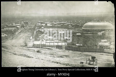 N° d'appel : MSS P24 Fort 7 6 Dossier . 620 MSS P 24 B7 F6. vers 1867 Vue 22 Tabernacle Banque D'Images