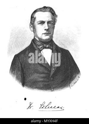 . Deutsch : Dr Ed. Lucas. 27 Ed 1868 portrait Lucas Banque D'Images