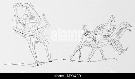 . Anglais : illustration de livre 58 Crevel - Paul Klee, 1930, 03 illust Banque D'Images