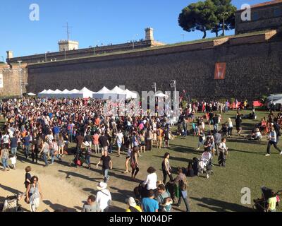 53-67, Barcelone, Barcelone, Espagne. 20 Sep, 2015. Le 20 septembre, Barcelone - Espagne : Festes de la Merce en château de Montjuic, à Barcelone, en Espagne. Credit : cfip32/StockimoNews/Alamy Live News Banque D'Images