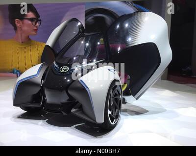 Genève, Suisse. 7 mars, 2017. Véhicule concept iTRIL Toyota au Salon de Genève 2017. Highbrow / StockimoNews : Crédit/Alamy Live News Banque D'Images