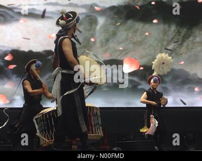 Londres, Royaume-Uni. 8 juillet, 2017. London Festival Coréen et Londres Olympia. Crédit : Matthieu Ashmore / StockimoNews/Alamy Live News Banque D'Images