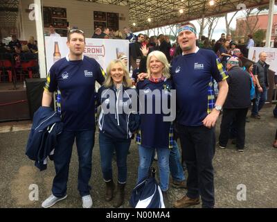 Rome, Italie. 17Th Mar, 2018. Doddie Weir à Rome avant de rugby- Italie v Écosse Crédit : PennPix StockimoNews/Pennington/MAT/Alamy Live News Banque D'Images