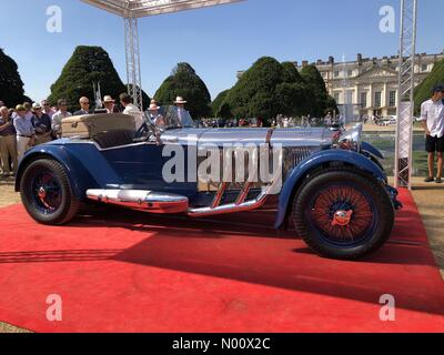 Molesey, East Molesey, UK. 09Th Nov, 2018. Gagnant du Concours d'élégance 2018 Le 1928 Mercedes-Benz S Barker Tourer Crédit : Marc12/StockimoNews/Alamy Live News Banque D'Images