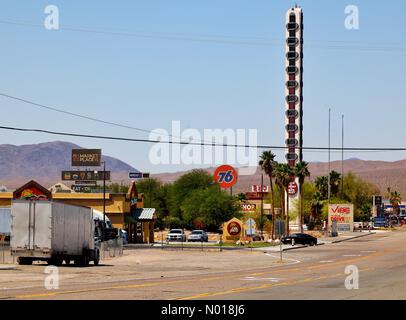 Le thermomètre le plus haut de Baker Worlds se réveille dans l'avertissement de chaleur extrême, Baker, Californie, États-Unis. 30th juin 2023. Crédit Nidpor crédit: Nidpor/StockimoNews/Alay Live News Banque D'Images