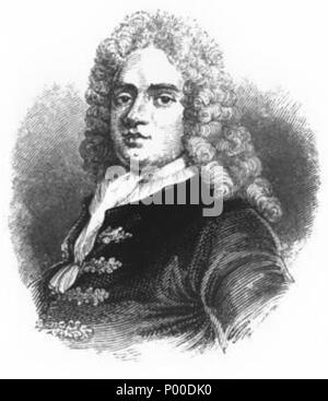 . Anglais : James Puckle (1667 - 1724) était un inventeur anglais, avocat et écrivain. 53 James Puckle Banque D'Images