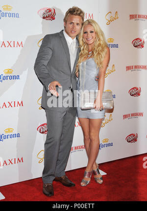 Spencer Pratt et Heidi Pratt-Montag - Maxim's Hot 100 plus belles femmes travail à la Barker Hangar à Santa Monica.PrattSpencer  Heidi 47 Événement dans la vie d'Hollywood, Californie - Red Carpet Event, USA, Cinéma, Célébrités, photographie, Bestof, Arts, Culture et divertissement, Célébrités, Mode de vie meilleure, Hollywood, événement dans la vie d'Hollywood, Californie - Tapis rouge et en coulisses, musique, célébrités, Topix en couple, en famille (mari et femme) et les enfants - les enfants, frères et sœurs, tsuni@Gamma-USA.com Tsuni enquête de crédit / USA, 2006 à 2009 Banque D'Images