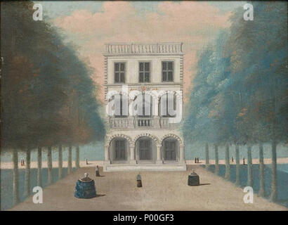 . Anglais : Marienlyst dans Jardins de Kronborg à Helsingør, Danemark 69 peinture pol Marienlyst Banque D'Images