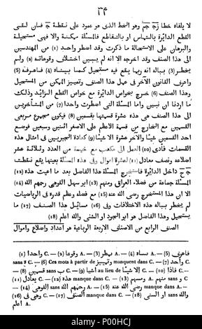 . English : Illustration 77 Omar Kayyam Algebre-p178 Banque D'Images