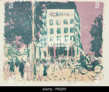 . Русский : peintures de Pierre Bonnard . avant 1947. Pierre Bonnard Pierre Bonnard 83 les boulevards Banque D'Images