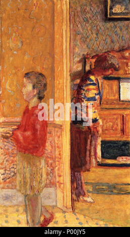. Русский : la peinture de Pierre Bonnard . avant 1947. 83 Pierre Bonnard Pierre Bonnard Le Vestibule Banque D'Images