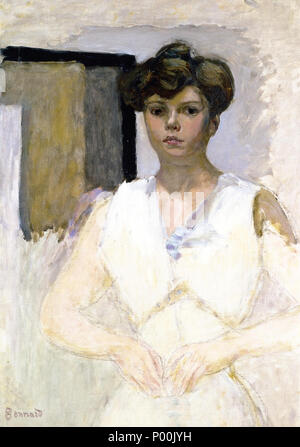 . Русский : la peinture de Pierre Bonnard . avant 1947. Pierre Bonnard Pierre Bonnard 83 Woman Dressing Banque D'Images