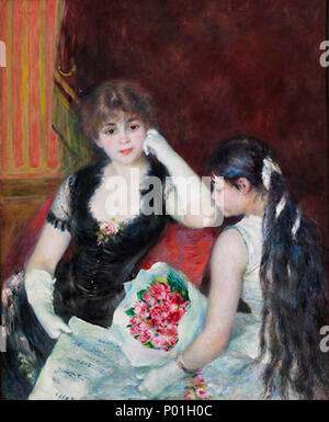 . Anglais : un fort au Théâtre (au concert) . 1880. Pierre-Auguste Renoir (1841-1919) Noms alternatifs Description Auguste Renoir peintre français, sculpteur et illustrateur Date de naissance/Décès 25 Février 1841 3 décembre 1919 Lieu de naissance/décès Limoges Cagnes-sur-Mer lieu de travail Paris contrôle d'autorité : Q39931 : VIAF ?29643005 ISNI : ?0000 0001 2126 066X ULAN : ?500115467 RCAC : ?n79055478 NLA : ?35448169 87 WorldCat Renoir un fort au Théâtre (au Concert) Banque D'Images