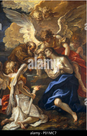 23 La Dernière Communion de saint marie d'Egypte Banque D'Images