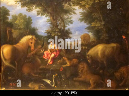 . Orpheus . Jan Brueghel l'Ancien (1568-1625) Noms alternatifs Jan Brueghel l'Ancien, Jan Bruegel (I), Brueghel de Velours Description peintre flamand, dessinateur et graveur Date de naissance/décès 1568 13 janvier 1625 Lieu de naissance/décès Bruxelles Anvers à partir de 1578 jusqu'à la période de travail lieu de travail 1625 Anvers (1578), Italie (1589-1596), Naples (1590), Rome (1592-1594), Milan (1595-1596), Anvers (1596-1625), Prague (1604), Bruxelles (1606-1613), le nord de l'Allemagne (1613) contrôle d'autorité : Q209050 : VIAF ?100909732 ?ISNI : 0000 0001 0830 9545 ULAN : ?500007095 RCAC : ?n81089670 NL Banque D'Images