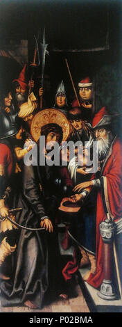 . Le Christ devant Pilate. circa 1498-1500 15 Holbein le Christ devant Pilate Banque D'Images