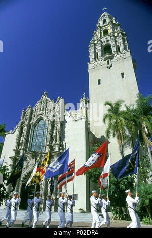 1992 PARADE NAVALE HISTORIQUE TOUR DE LA CALIFORNIE SAN DIEGO Balboa Park, California USA Banque D'Images