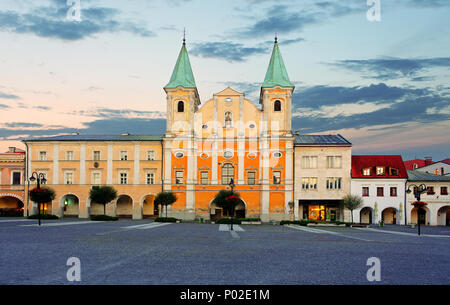 Marianske Square à Zilina, partie historique de la ville Banque D'Images