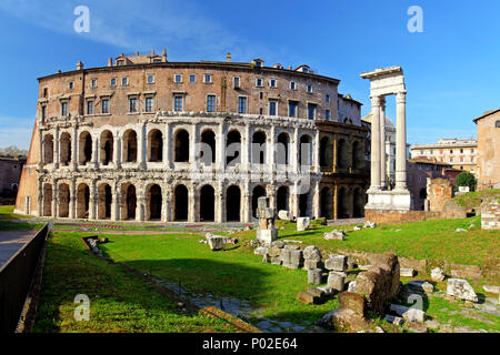 Le Teatro di Marcello. Théâtre de Marcellus. Rome. Italie Banque D'Images