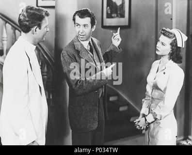 Titre original : HARVEY. Titre en anglais : HARVEY. Directeur de film : Henry Koster. Année : 1950. Stars : James Stewart, Charles Drake ; PEGGY DOW. Credit : UNIVERSAL PICTURES / Album Banque D'Images