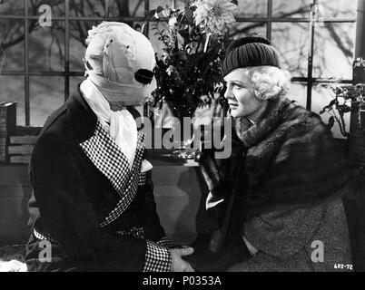 Film Original Titre : homme invisible, LE. Titre en anglais : INVISIBLE MAN, LE. Directeur de film : JAMES WHALE. Année : 1933. Stars : GLORIA STUART ; CLAUDE RAINS. Credit : UNIVERSAL PICTURES / Album Banque D'Images