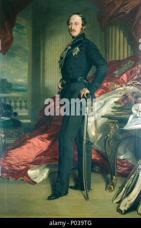 . Anglais : Albert, Prince consort (1819-1861) Nederlands : Albert van Saksen-Coburg en Gotha (1819-1861) . 185920 405130 Prince Albert Banque D'Images