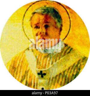. Portrait de l'anglais : fr:Le pape Pie X dans la fr:Basilique de Saint Paul Hors les Murs, Rome Italiano : Ritratto di c:Papa Pio X nella il:Basilica di San Paolo fuori le mura, Roma . 20e siècle. Inconnu 22 257-Saint Pie X Banque D'Images