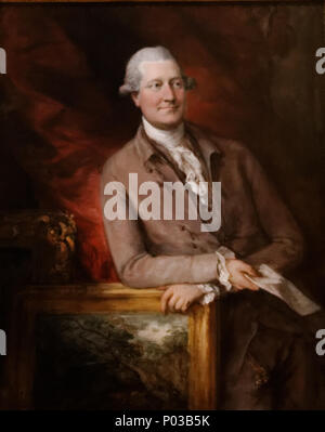 . Portrait de James Christie (1730-1803) . 1778 18 Thomas Gainsborough - Portrait de James Christie Banque D'Images