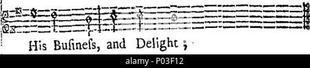 . Anglais : Fleuron du livre : une collection [sic] de psaumes, propres à être chantées dans les églises ; et adaptés à plusieurs parties du service divin. ... L'ensemble recueilli hors de la nouvelle version, et mis à l'musiques. 37 collection UN (sic) des psaumes, propres à être chantées dans les églises ; et adaptés à plusieurs parties du service divin Fleuron T123143-18 Banque D'Images