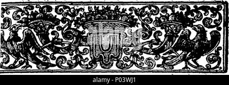 . Anglais : Fleuron du livre : une clé de la Dunciad compleat. Avec un personnage de M. Pope's écrits profanes. Par Sir Richard Blackmore Kt. M.D. 63 Un compleat clé de la Dunciad Fleuron T000480-5 Banque D'Images