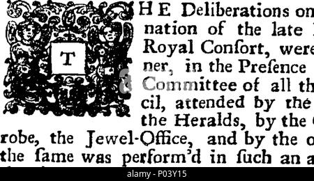. Anglais : fleuron de livre : Un compte rendu complet des cérémonies observées dans le couronnement des rois et reines d'Angleterre. Contenant, I.La forme des lettres royales de citation, ... XIII. Un projet de tarif à un ancien -Fête du Couronnement. Avec beaucoup d'autres particularités notables, ... L'ensemble de l'orner avec des coupes, curieux ... 65 Un compte rendu complet des cérémonies observées dans le couronnement des rois et reines d'Angleterre Fleuron T116211-2 Banque D'Images