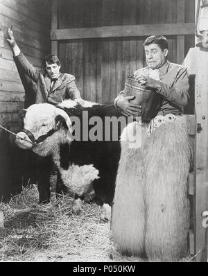 Titre original : PARDNERS. Titre en anglais : PARDNERS. Directeur : NORMAN TAUROG Film. Année : 1956. Stars : JERRY LEWIS, Dean Martin. Credit : PARAMOUNT PICTURES / Album Banque D'Images