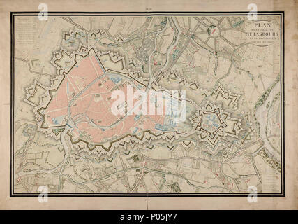 . English : Plan de Strasbourg en 1870 . 1870. J. N. Villot 1146 PLAN ...