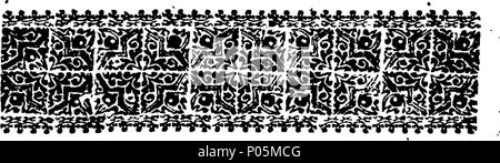 . Anglais : fleuron de livre : un discours de poissons et les étangs. Fait par une personne d'honneur. 92 Un discours de poissons et les étangs. Fait par une personne d'honneur. Fleuron T071363-38 Banque D'Images