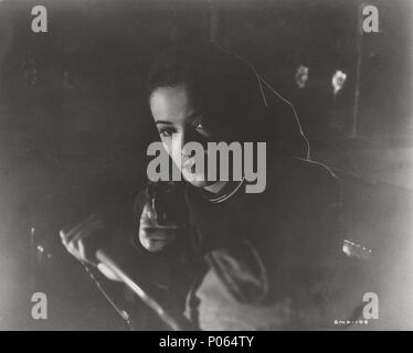 Titre original : SUR LE PASSÉ. Titre en anglais : SUR LE PASSÉ. Film Réalisateur : JACQUES TOURNEUR. Année : 1947. Stars : Jane Greer. Credit : RKO Radio Pictures / Album Banque D'Images