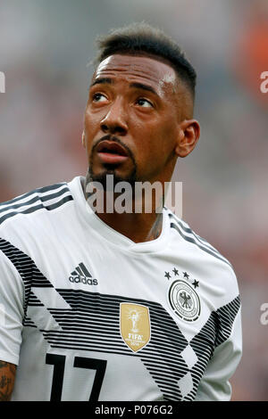 Leverkusen, Allemagne, le 8 juin 2018. International Football - Friendly Allemagne (GER) - L'Arabie saoudite (SAU ) 2-1 dans le stade Bay-Arena à Leverkusen le 08. Juin 2018 Jérôme BOATENG (GER) Photo : Norbert Schmidt, Duesseldorf Crédit : norbert schmidt/Alamy Live News Banque D'Images