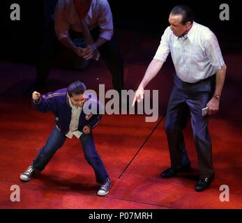 Chazz Palminteri, Loverro Hudson dans '' Un Bronx Tale'' de Broadway au Longacre Theatre sur W.48st 6/6/2018 Photo de John BarrettPHOTOlink.net 917-754-8588 Banque D'Images