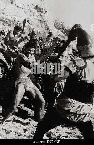 Titre original : LA BATTAGLIA DI MARATONA DU. Titre en anglais : GÉANT DE MARATHON. Film Réalisateur : JACQUES TOURNEUR. Année : 1959. Stars : STEVE REEVES. Banque D'Images