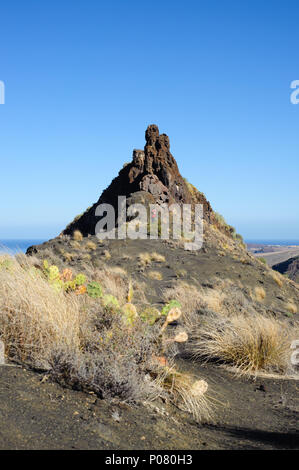 Big Rock -Roque Guayedra à Agaete, Gran Canaria, Espagne Banque D'Images