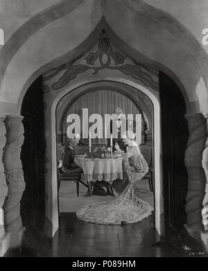 Titre original : L'AIGLE. Titre en anglais : L'AIGLE. Directeur de film : CLARENCE BROWN. Année : 1925. Credit : United Artists / Album Banque D'Images