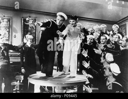 Titre original : Footlight Parade. Titre en anglais : Footlight Parade. Directeur de film : LLOYD BACON. Année : 1933. Stars : James Cagney ; Ruby Keeler. Credit : Warner Brothers / Album Banque D'Images