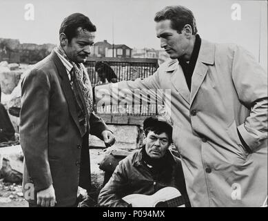Film Original Titre : PARIS BLUES. Titre en anglais : PARIS BLUES. Film Directeur : MARTIN RITT. Année : 1961. Stars : Paul Newman ; Serge Reggiani. Credit : United Artists / Album Banque D'Images
