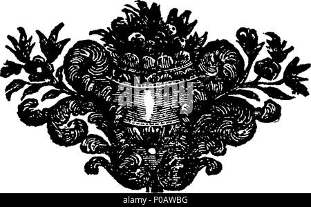 . Anglais : Fleuron du livre : Une Histoire ecclésiastique de l'Ecosse. Contenant l'état de l'église de cette nation, de l'époque de la Reine Mary à l'union des deux royaumes, étant l'espace de 154 ans. 312 Une histoire religieuse de l'Écosse Fleuron T202410-14 Banque D'Images