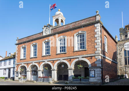 Bâtiment du conseil de ville de seigle, Market Street, Rye, East Sussex, Angleterre, Royaume-Uni Banque D'Images