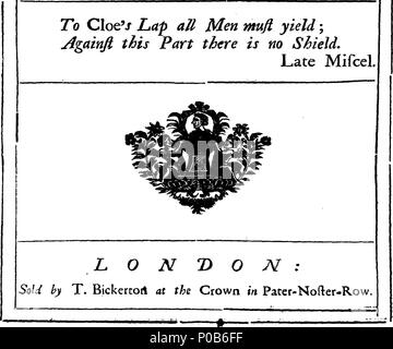 . Anglais : Fleuron du livre : Une réponse à la curieuse femme de chambre. Un conte. 305 Une réponse à la curieuse femme de chambre. Un conte. Fleuron N029351-1 Banque D'Images