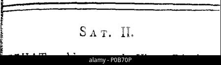 . Anglais : Fleuron du livre : une traduction poétique des œuvres d'Horace : avec le texte original, et les remarques consignées dans les meilleurs commentateurs français et Latin sur cet auteur. Par le Pasteur M. Philip Francis, ... En quatre volumes. 173 Une traduction poétique des œuvres d'Horace- avec le texte original, et les remarques consignées dans les meilleurs commentateurs français et Latin sur cet auteur Fleuron T042740-2 Banque D'Images