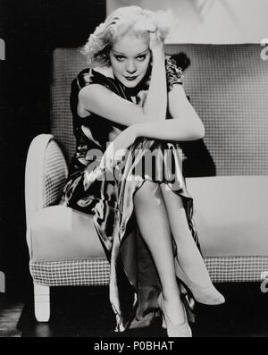 Stars : ALICE FAYE. Banque D'Images