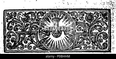 . Anglais : Fleuron du livre : Une annexe de deux discours, en réponse à une diffamation calomnieuse, entitl'd, l'indispensable obligation de Ministring expresly et manifestement les grandes nécessités de Publick culte &c. 309 APPENDICE aux deux discours Fleuron T060369-1 Banque D'Images