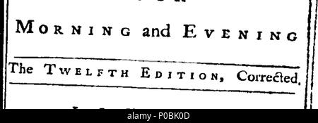 . Anglais : Fleuron du livre : une exhortation à house-keepers, pour maintenir l'instruction de la famille et de dévotion. Avec des prières quotidiennes pour matin et soir. 311 une exhortation à house-keepers, pour maintenir l'instruction de la famille et de dévotion Fleuron T202220-1 Banque D'Images